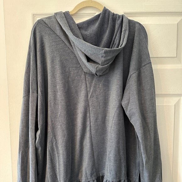 Chic Soul Peplum Hooded Sweater 2X - Picture 3 of 4